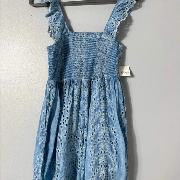 New Free People Eyelet Jumpsuit Size Small